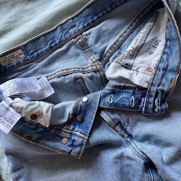 Levis Premium 501 skinny jeans. - Picture 4 of 5